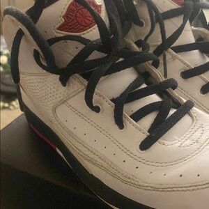 Air Jordan White and Black Sneakers